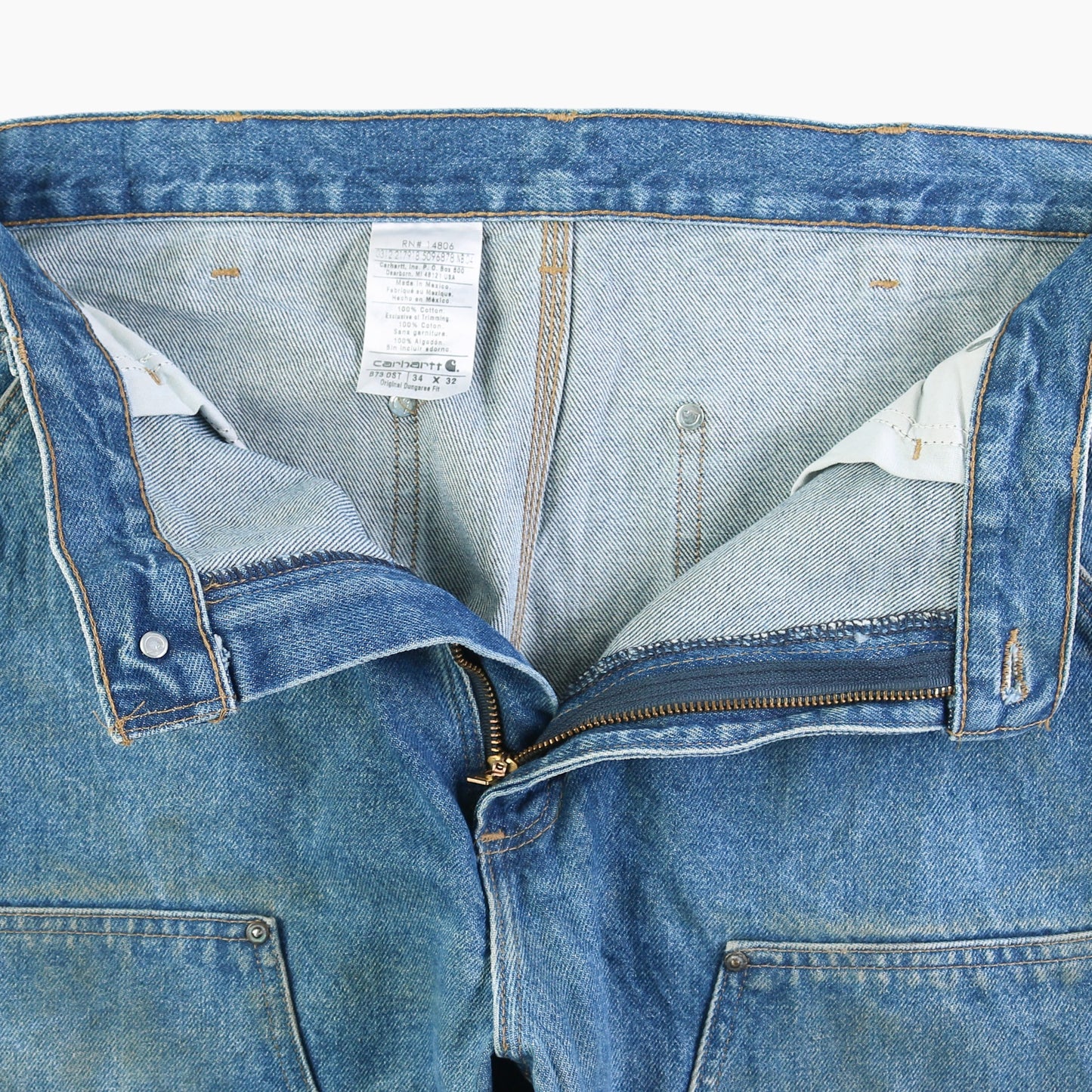 Vintage Double Knee Carpenter Pants - Denim - 34/32