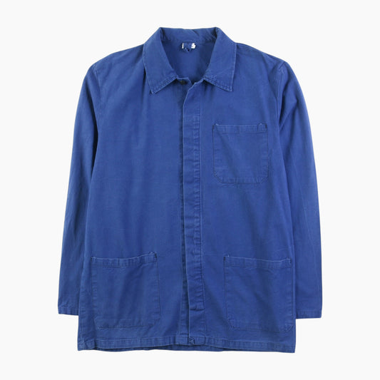 Vintage Shop Coat - Blue