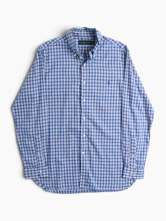 Vintage Shirt - Blue Check