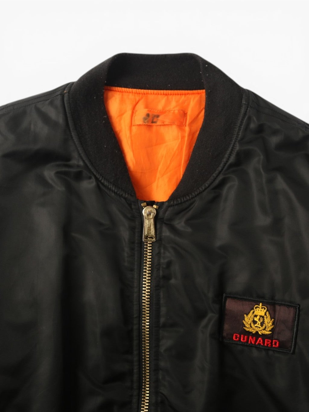 Vintage 'Cunard' MA-1 Bomber Jacket