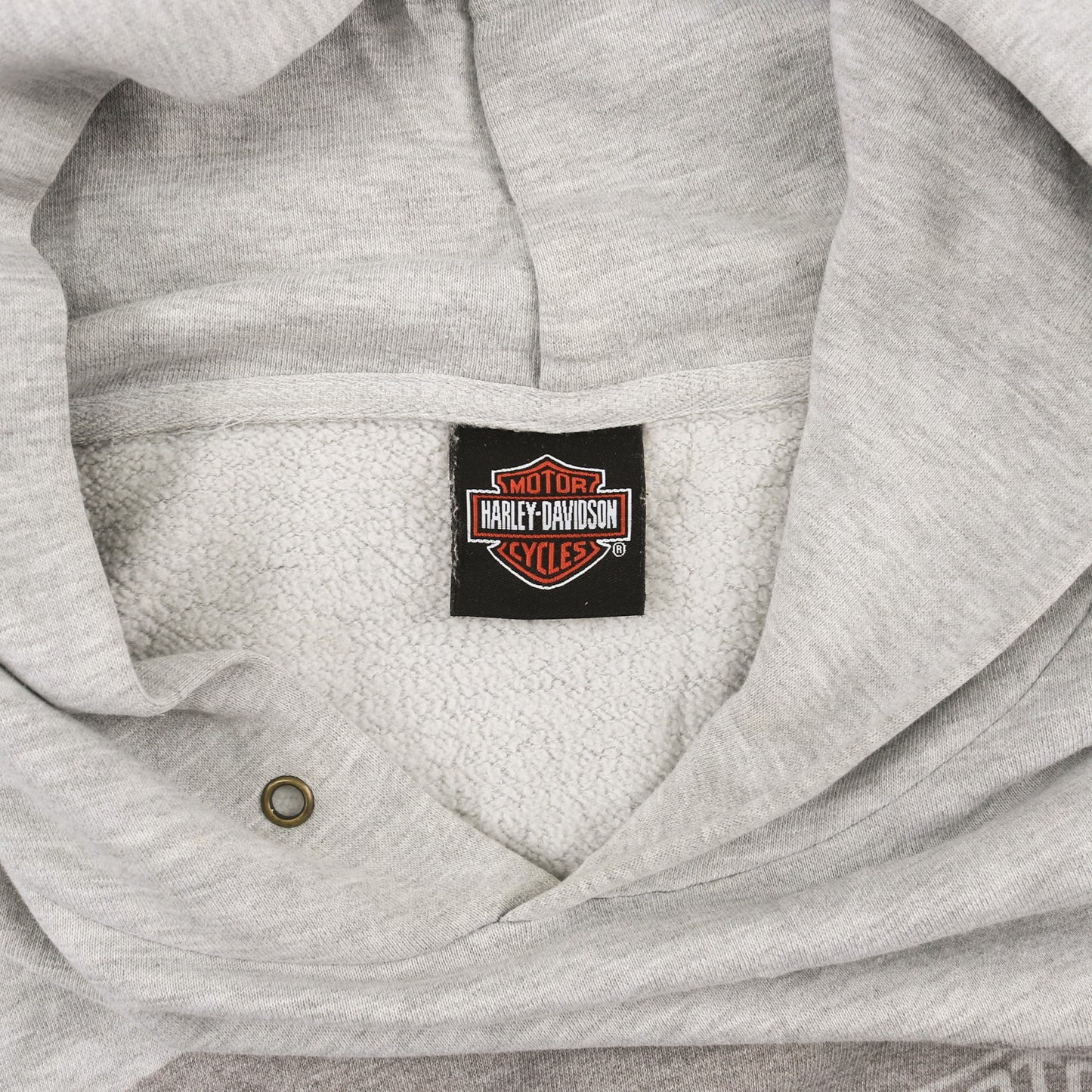 'Skull' Hooded Sweatshirt - Grey