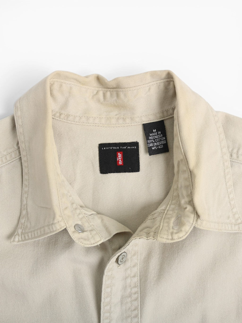 Denim Shirt - Beige