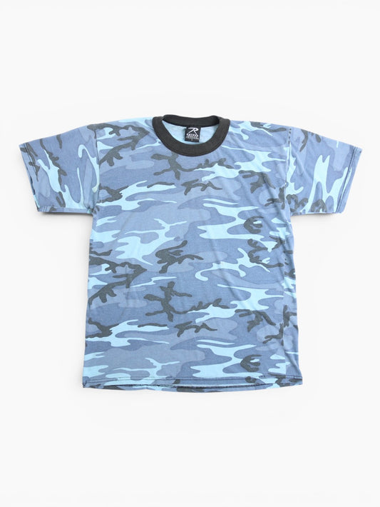 Blue Woodland Camouflage T-shirt