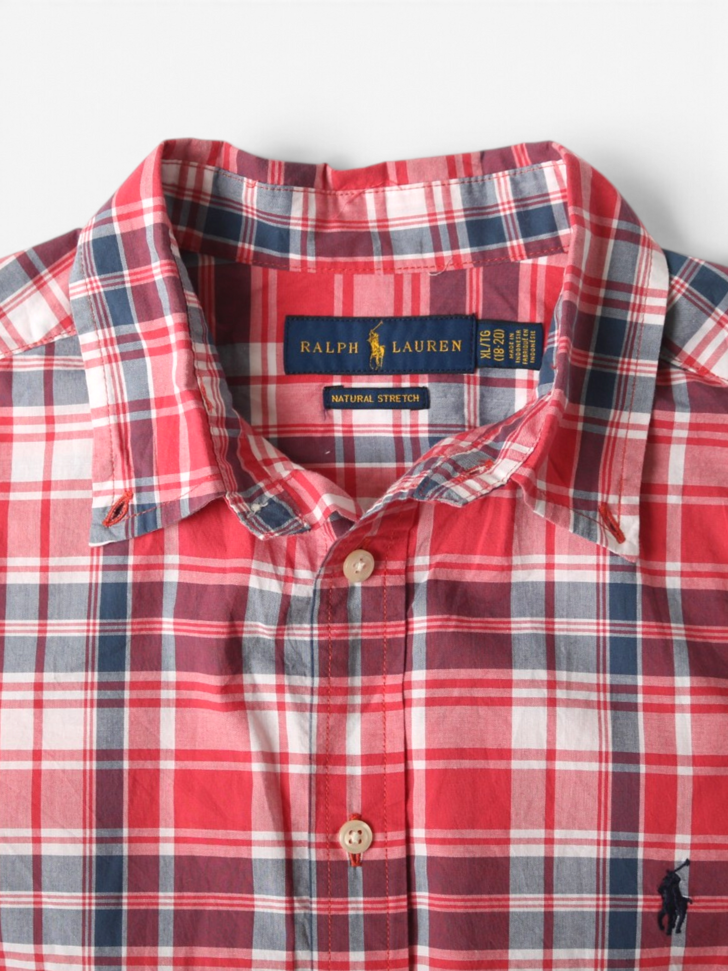 Vintage Shirt - Pink Check