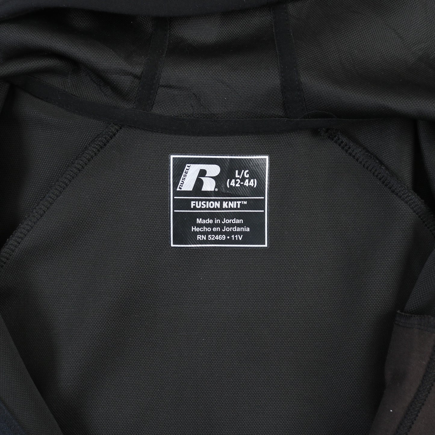 Zip Up Hooded Sweatshirt - Black