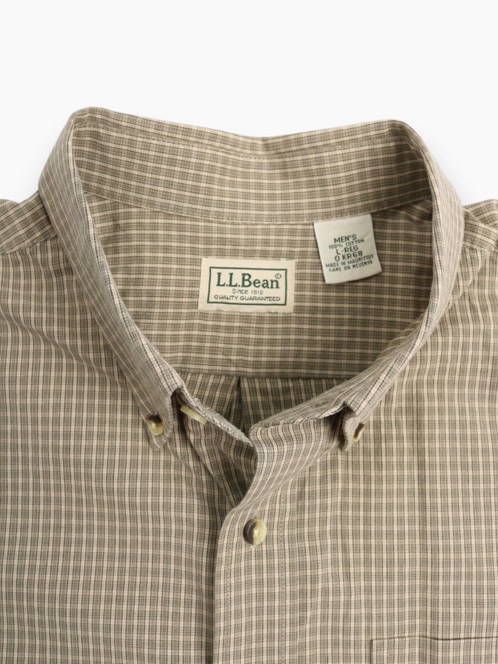 Vintage Shirt - Beige Check