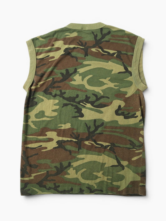 Woodland Camouflage Vest T-shirt