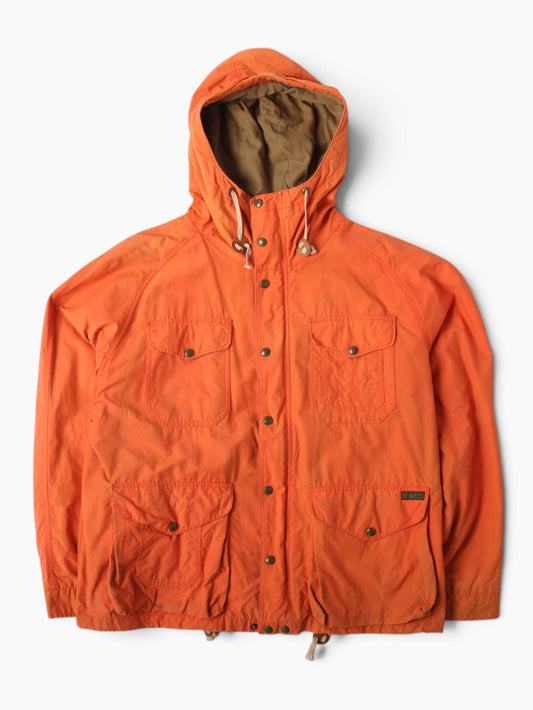Vintage Oiled Mountain Parka - Orange