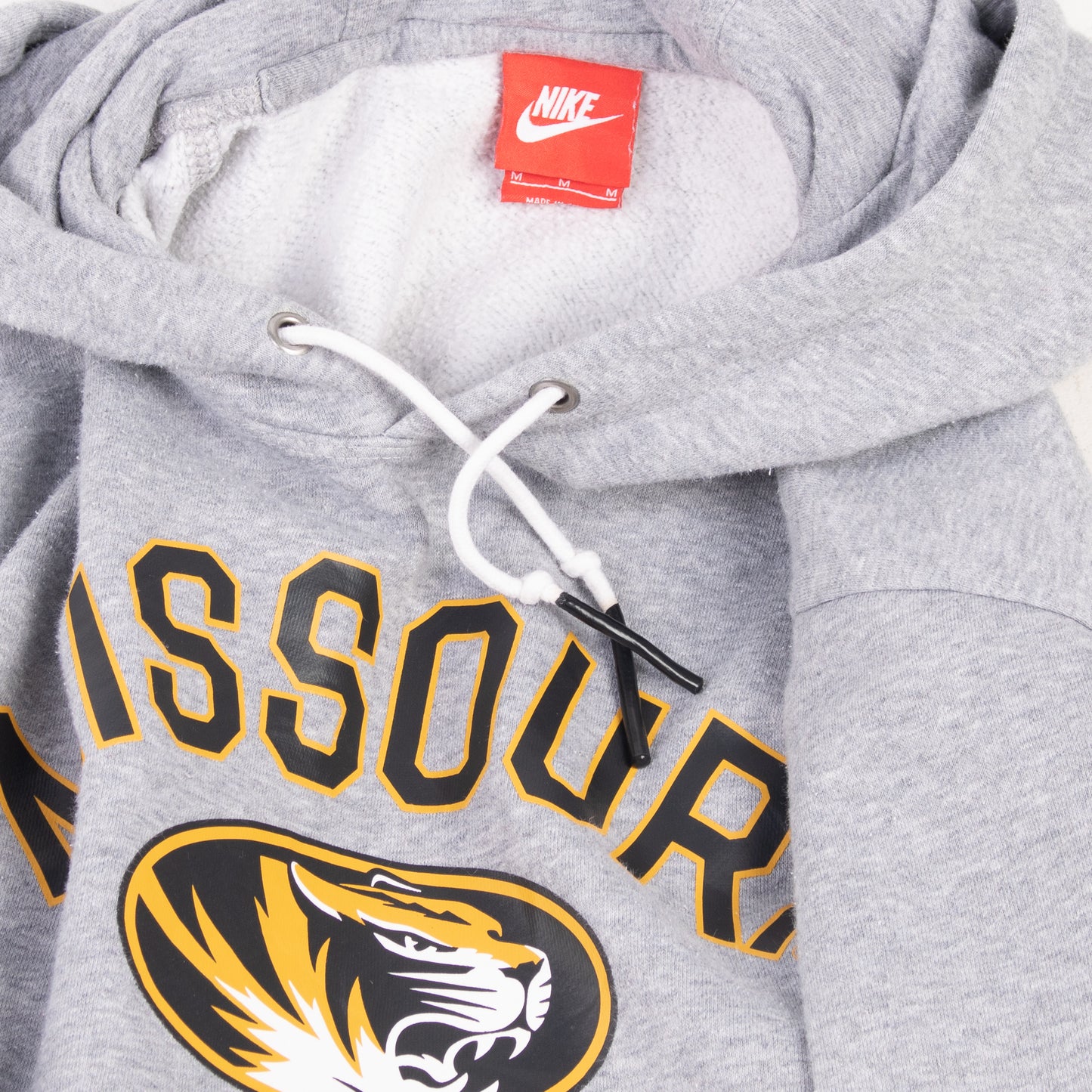 Vintage 'Missouri Tigers' Nike Hooded Sweatshirt - American Madness