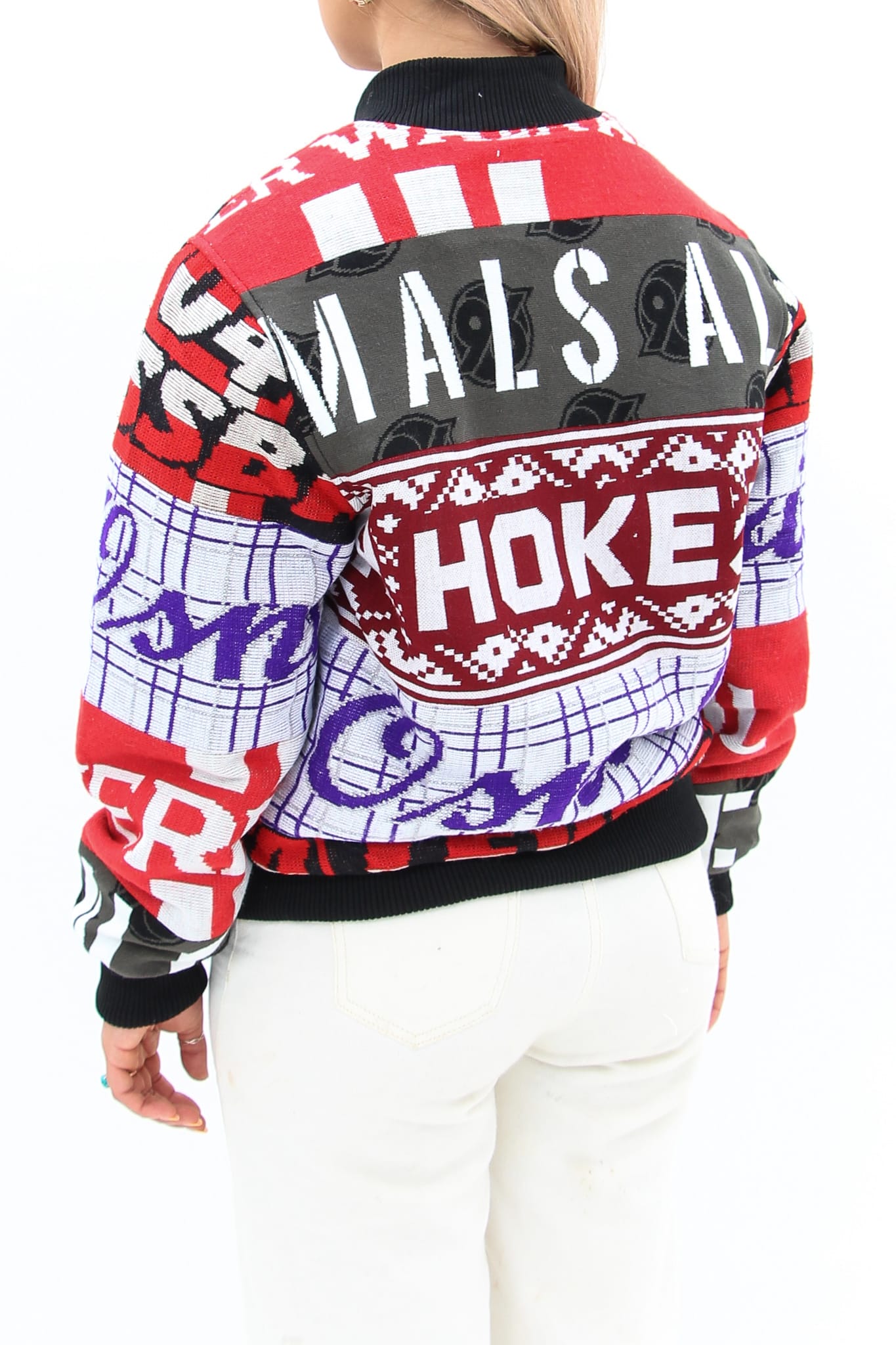 AM Re-Worked Football Scarf Jacket #19 - American Madness