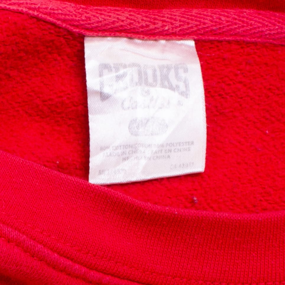 Vintage 'Crooks and Castles' Graphic Sweatshirt - Red - American Madness