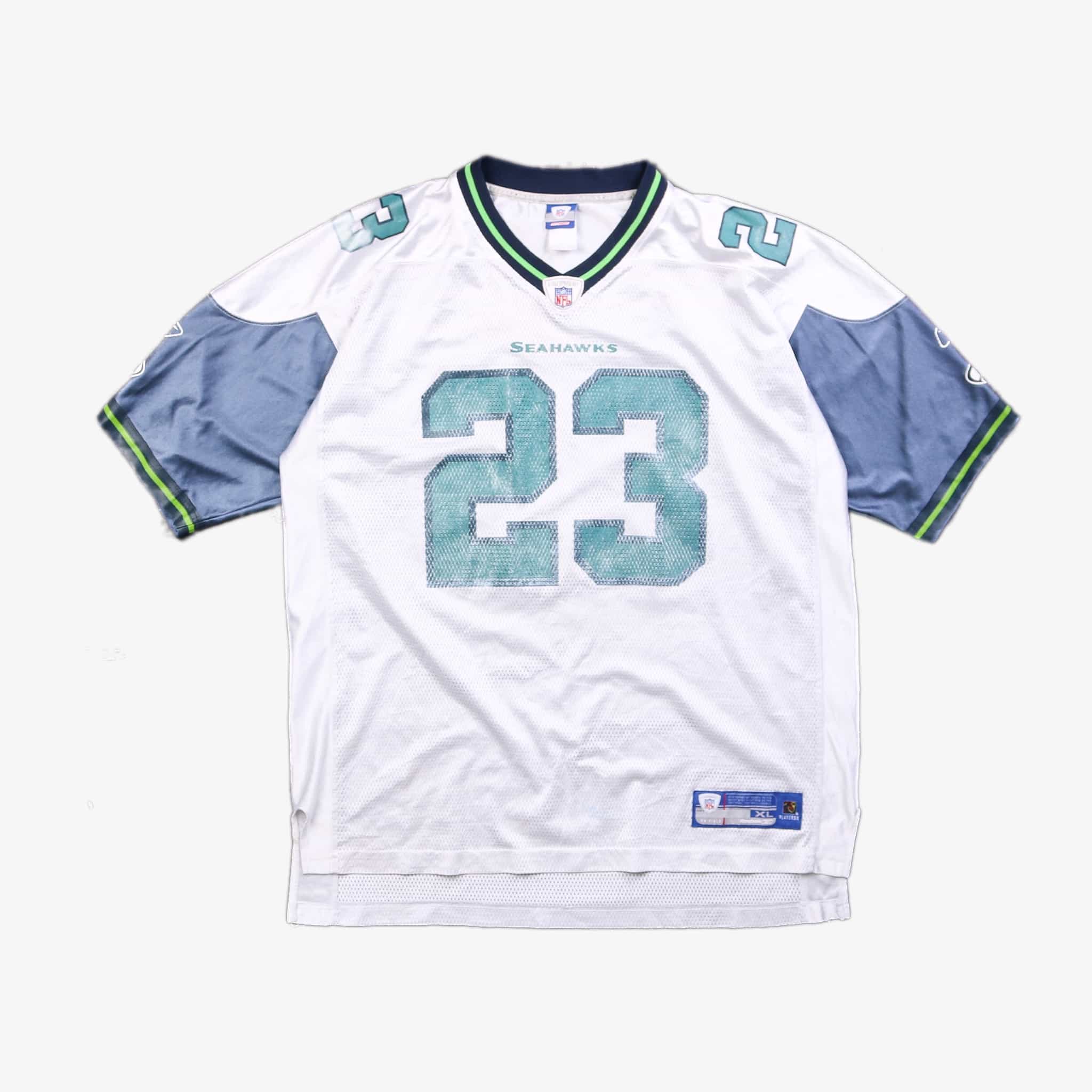 Vintage Seattle Seahawks NFL Jersey 'Trufant' | Rare Clothing & Workwear UK | Used, Second Hand | American Madness