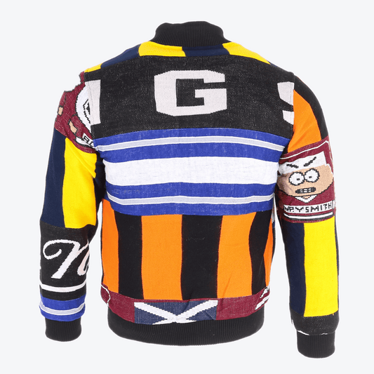 AM Re-Worked Football Scarf Jacket #5 - American Madness