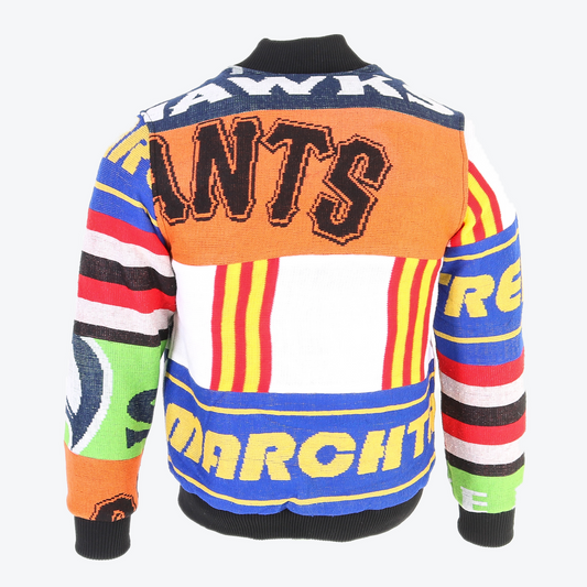 AM Re-Worked Football Scarf Jacket #8 - American Madness