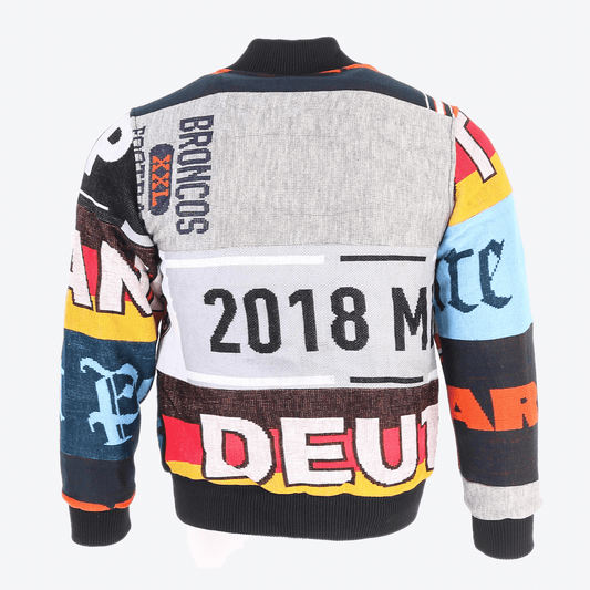 AM Re-Worked Football Scarf Jacket #10 - American Madness