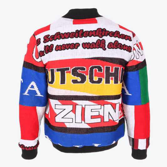 AM Re-Worked Football Scarf Jacket #47 - American Madness