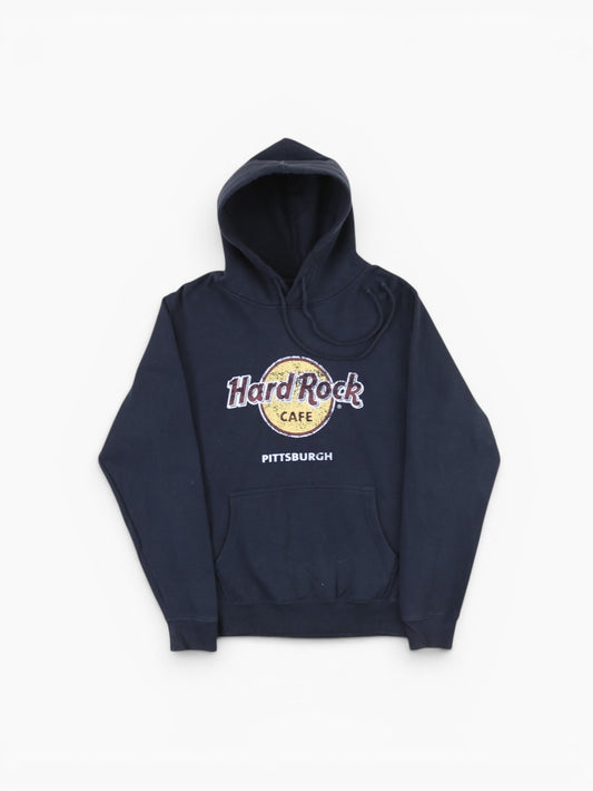 'Pittsburgh' Hooded Sweatshirt - Navy