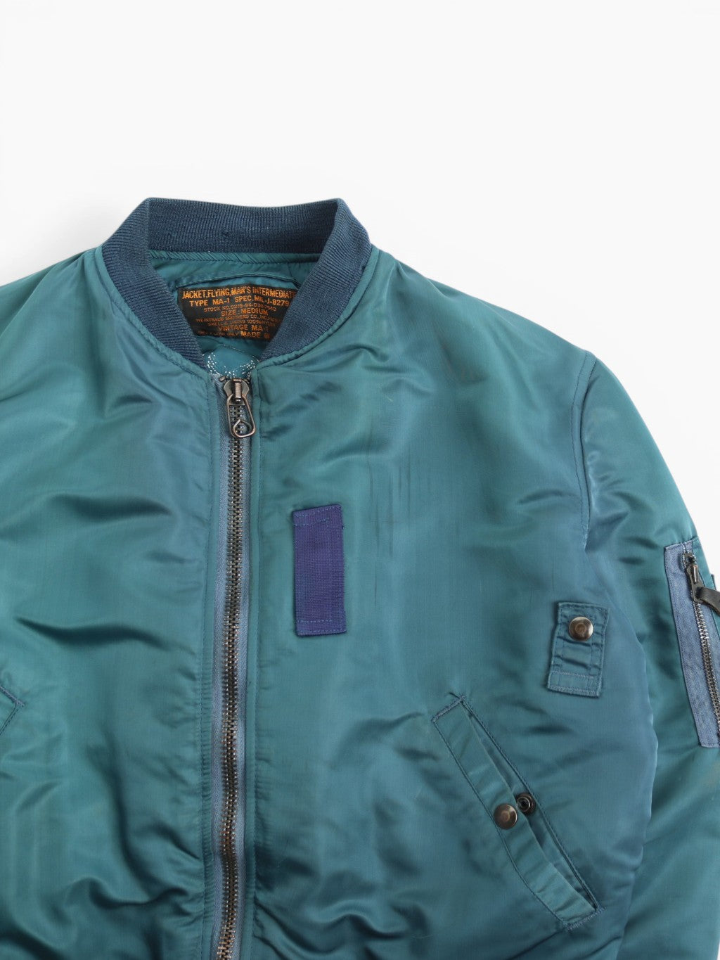 Vintage 'Weintraub Brothers Co.' Lined MA-1 Bomber Jacket