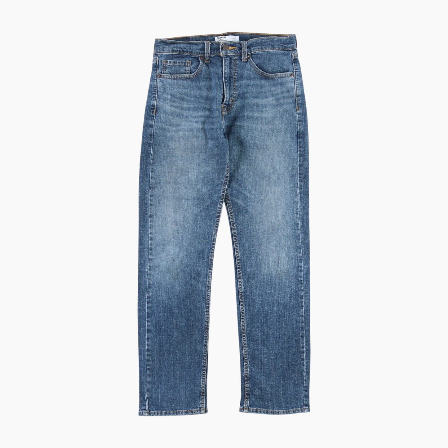 Vintage Signature Regular Jeans - Blue - 29/30