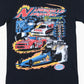 Vintage 'Napierville Dragway Racing' T-shirt - Black