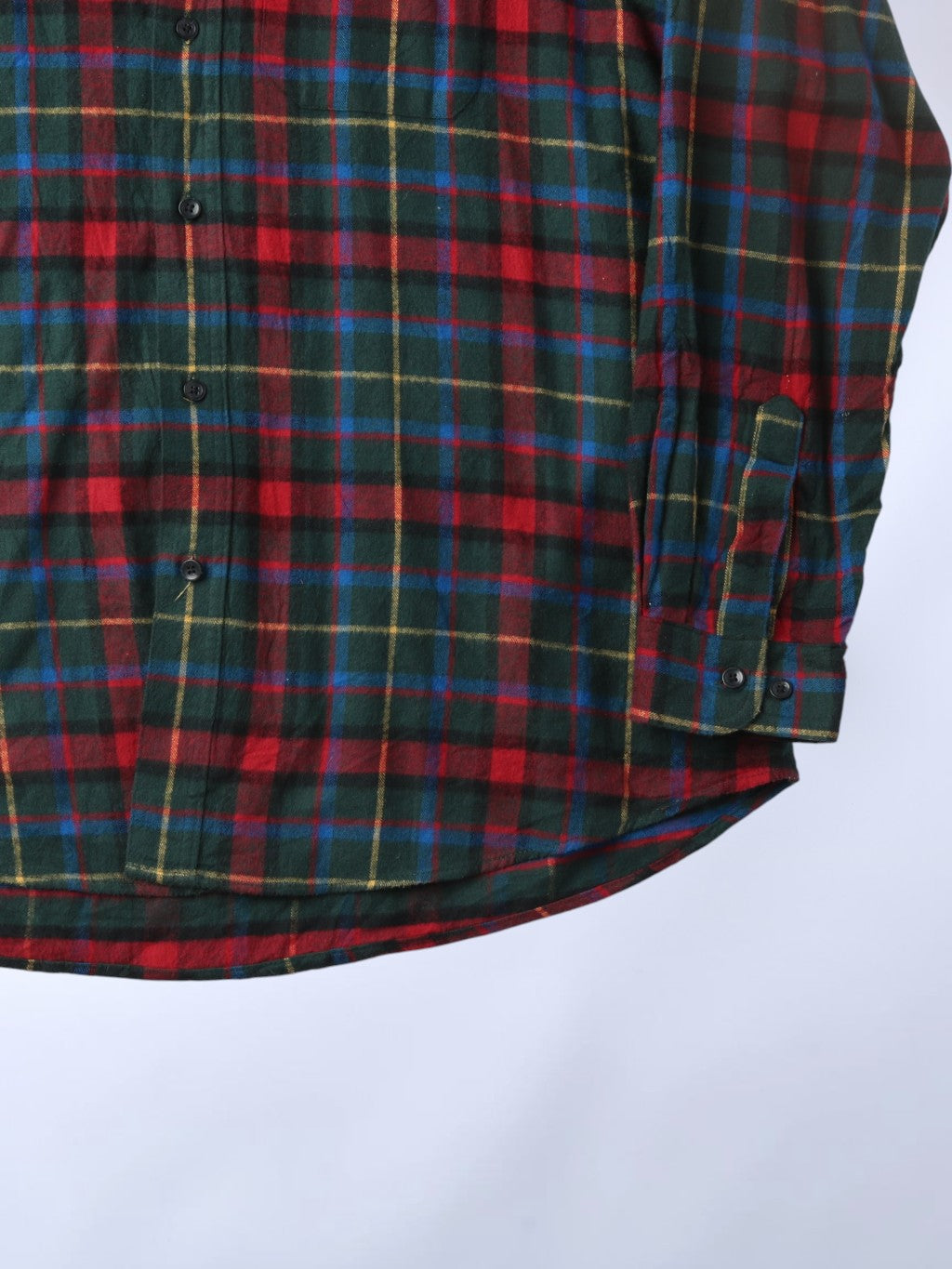 Vintage Flannel Shirt - Red Check