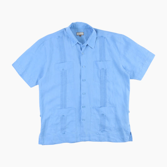 Vintage Cuban Guayabera Shirt