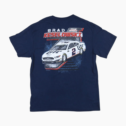 Vinatge 'Brad Keselowski' T-shirt - Navy