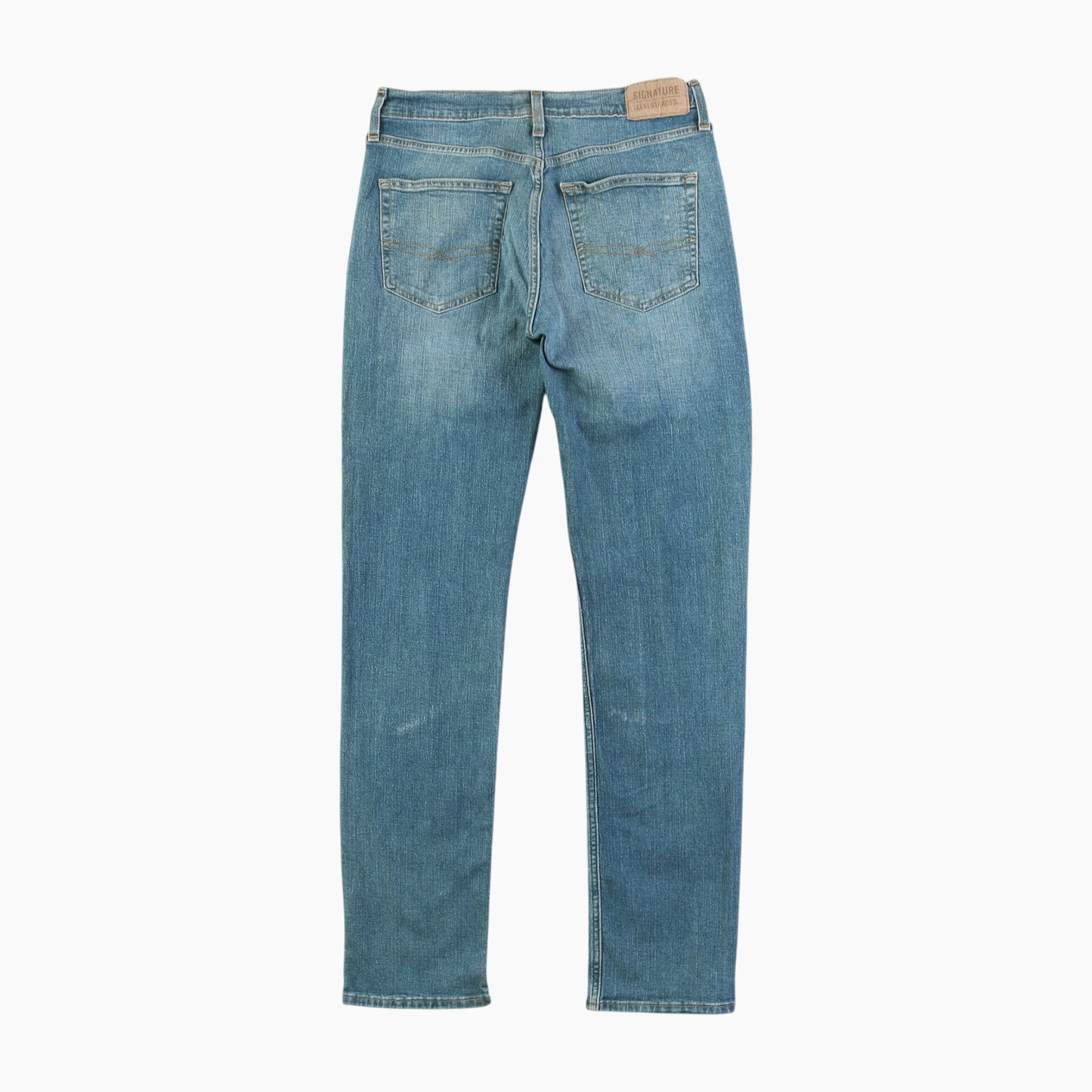 Vintage Signature Straight Jeans - Denim 32/34