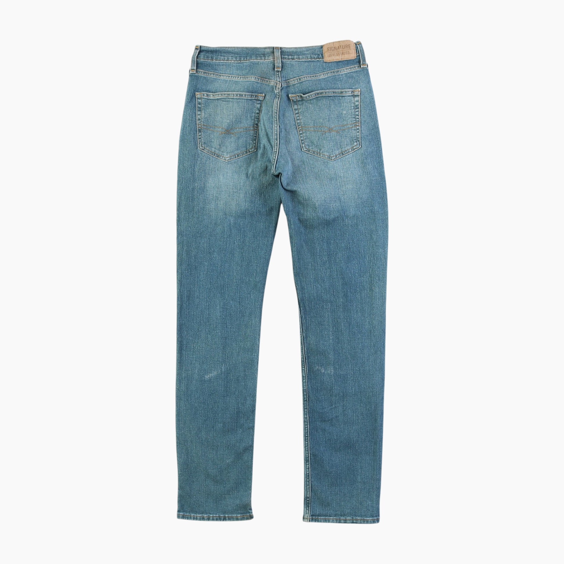 Vintage Signature Straight Jeans - Denim 32/34