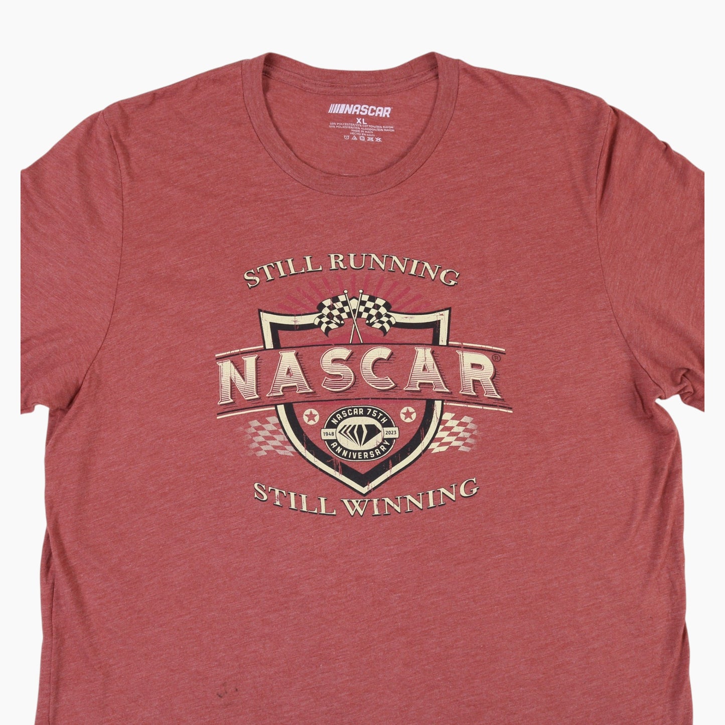 Vintage 'Still Running' T-shirt - Red