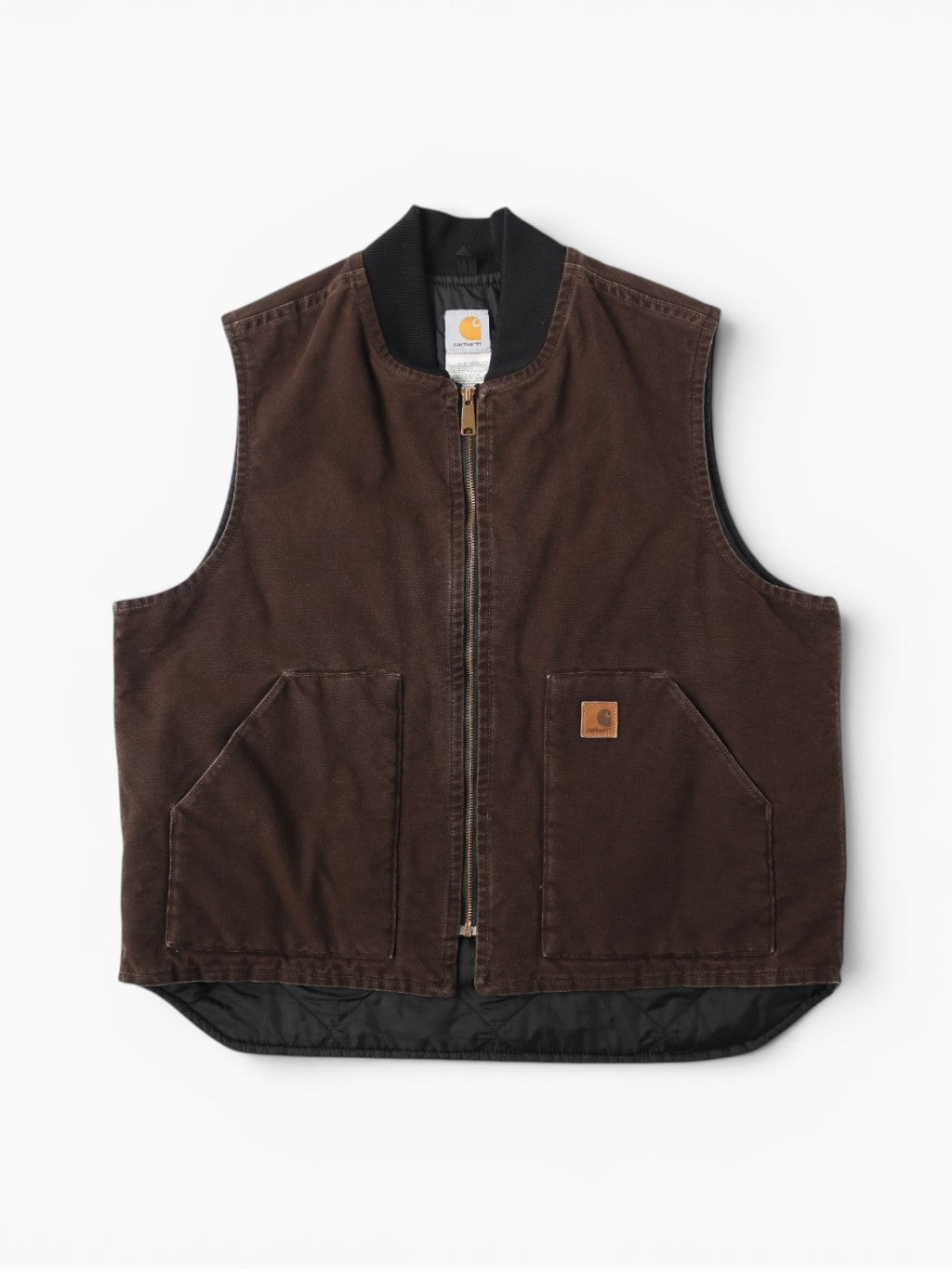Lined Vest - Brown