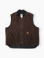 Lined Vest - Brown