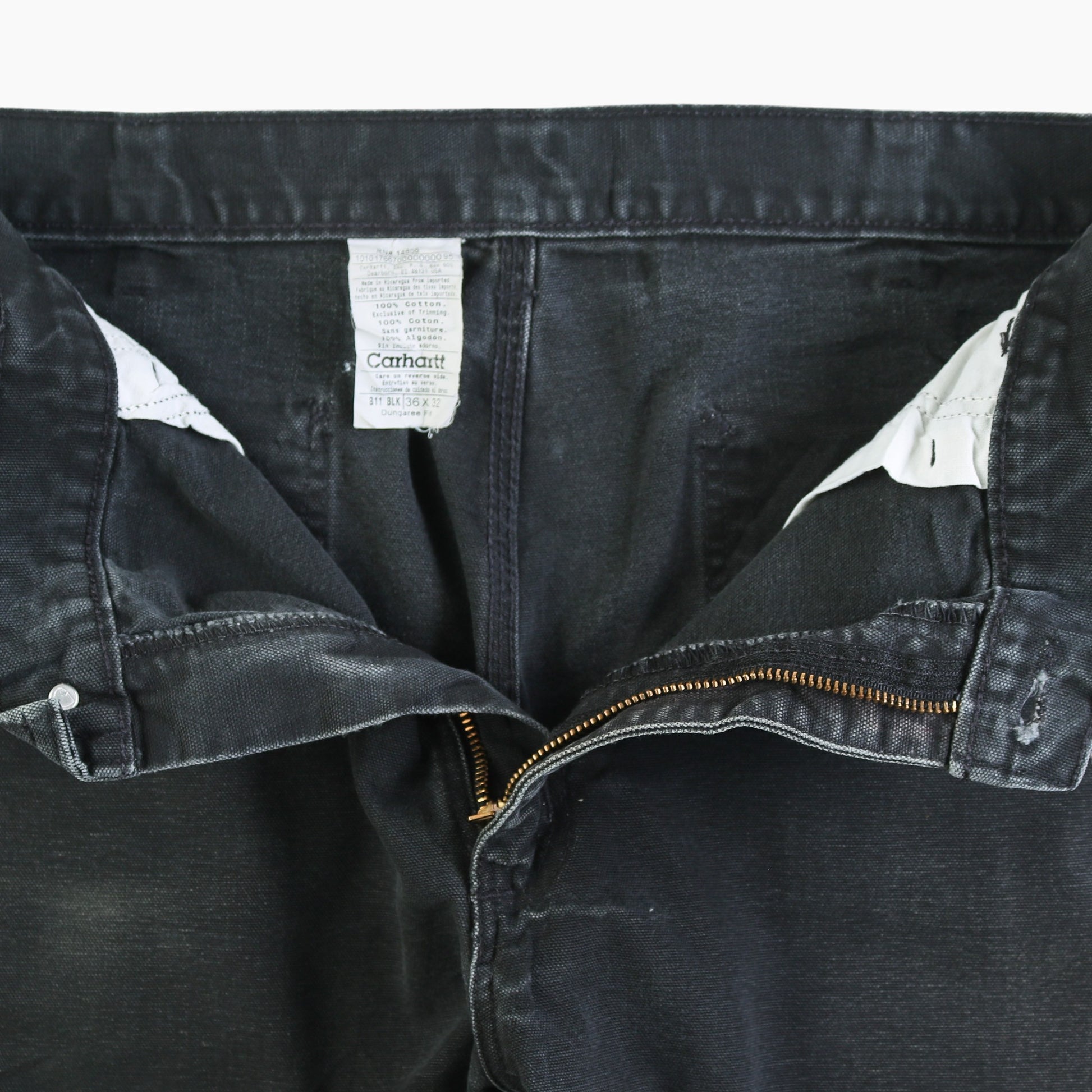 Vintage Carpenter Pants - Black - 36/32