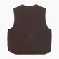 Lined Vest - Brown