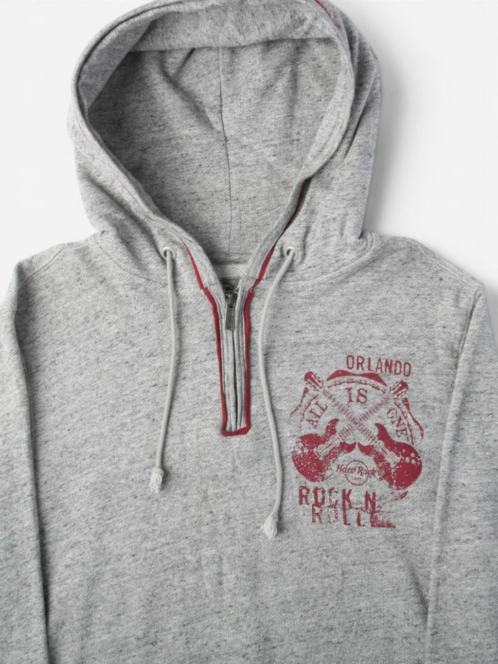 Hard Rock 'Orlando' Hooded Sweatshirt - Grey