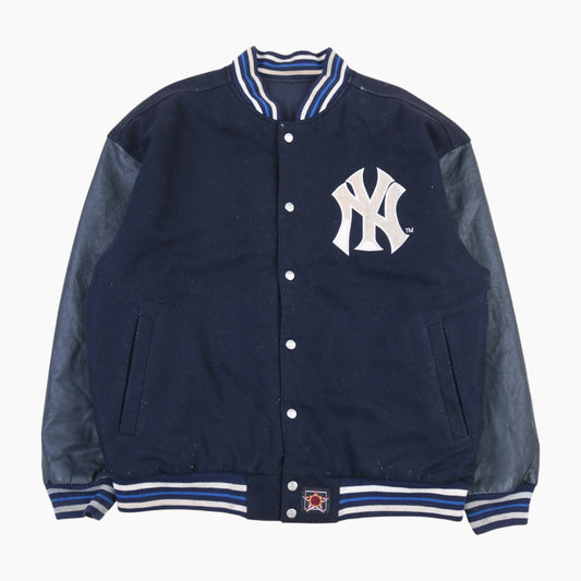 Vintage Varsity 'Yankees' Bomber Jacket - Navy