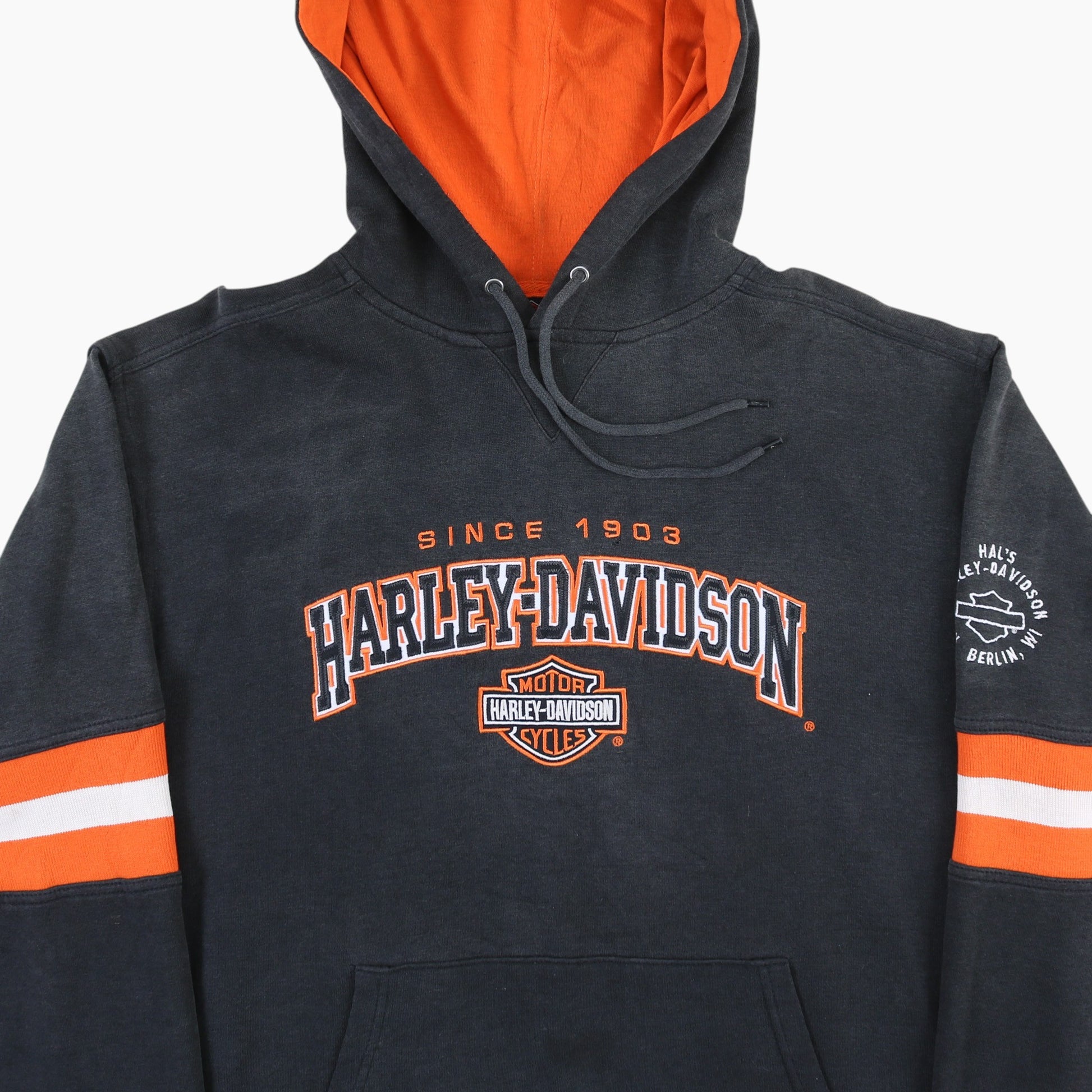 'Since 1903' Hooded Sweatshirt - Black