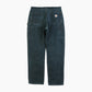 Vintage Double Knee Carpenter Pants - Black - 36/34