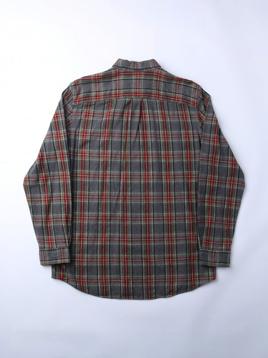 Vintage Flannel Shirt - Grey Check
