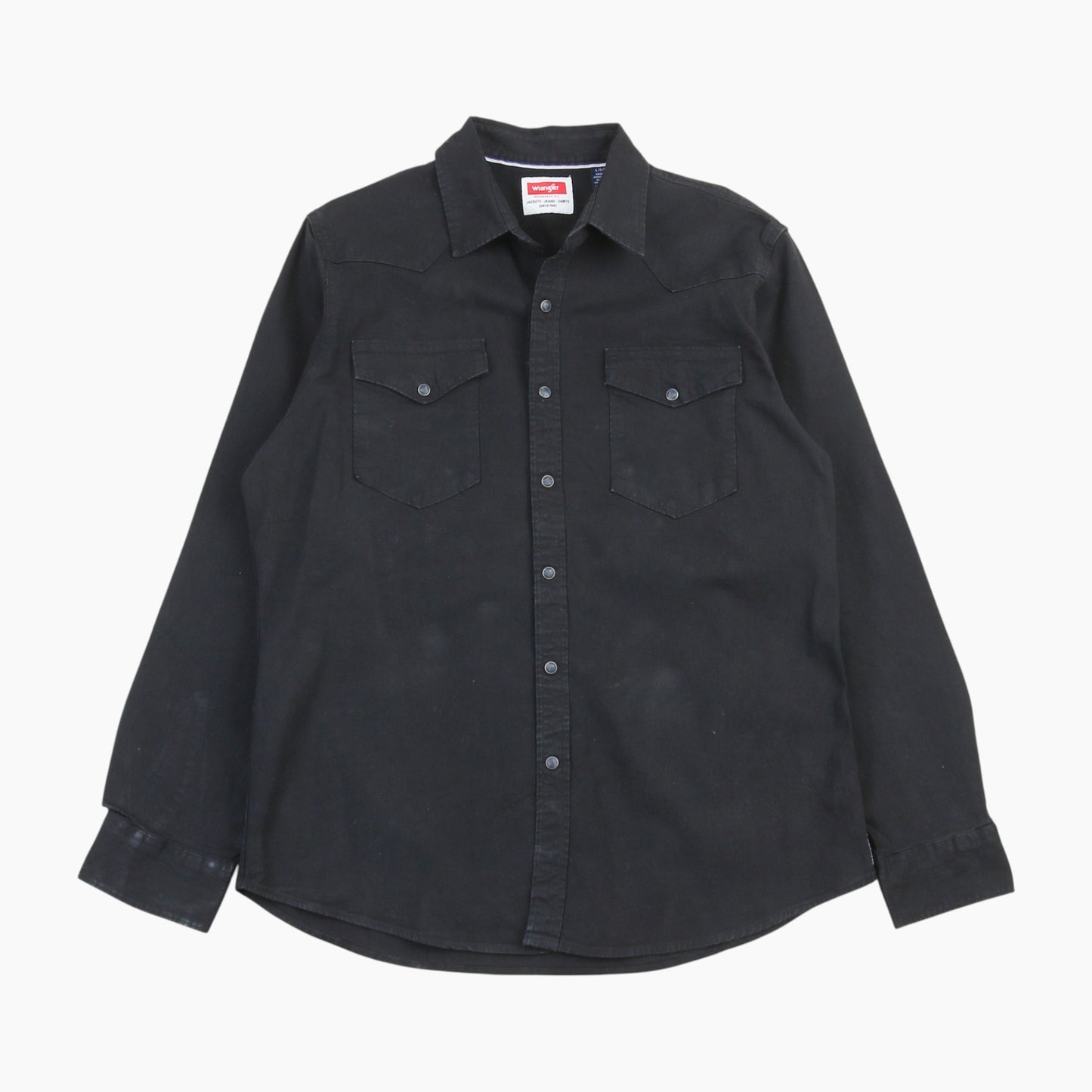Western Denim Shirt - Black