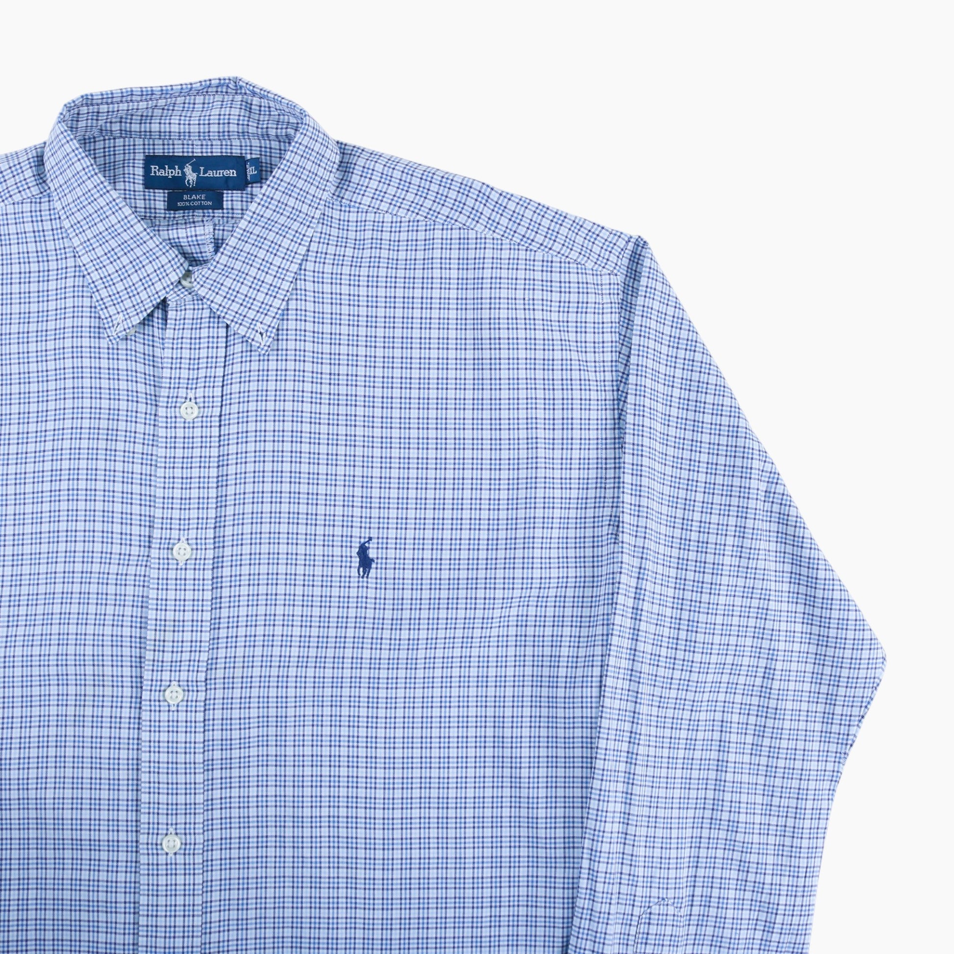 Vintage Shirt - Blue Check