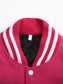 Vintage Varsity 'P' Bomber Jacket - Pink