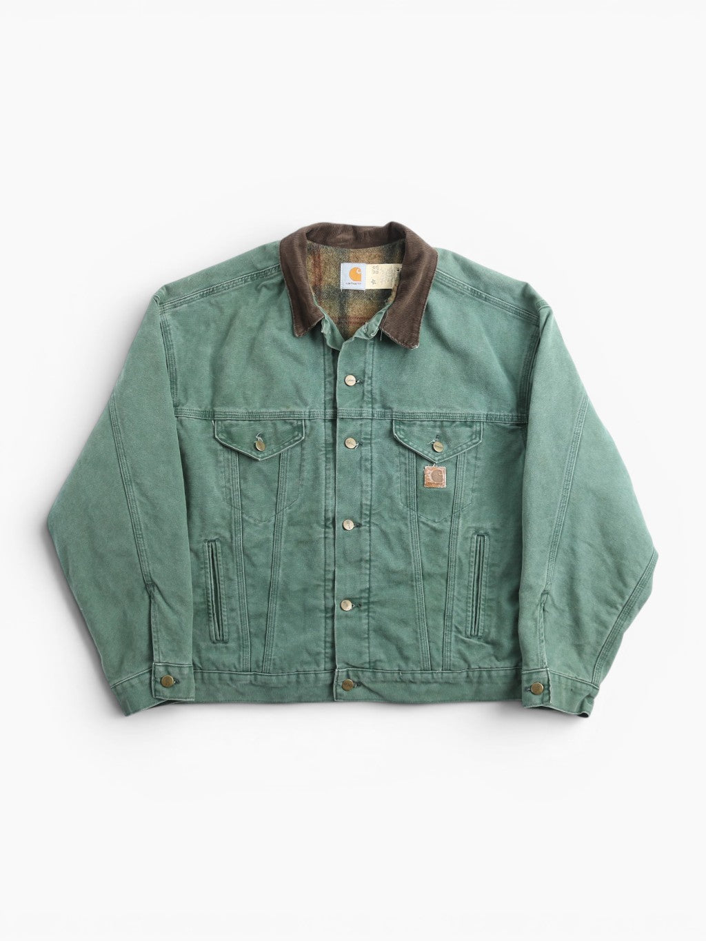 Denim Trucker Jacket - Green