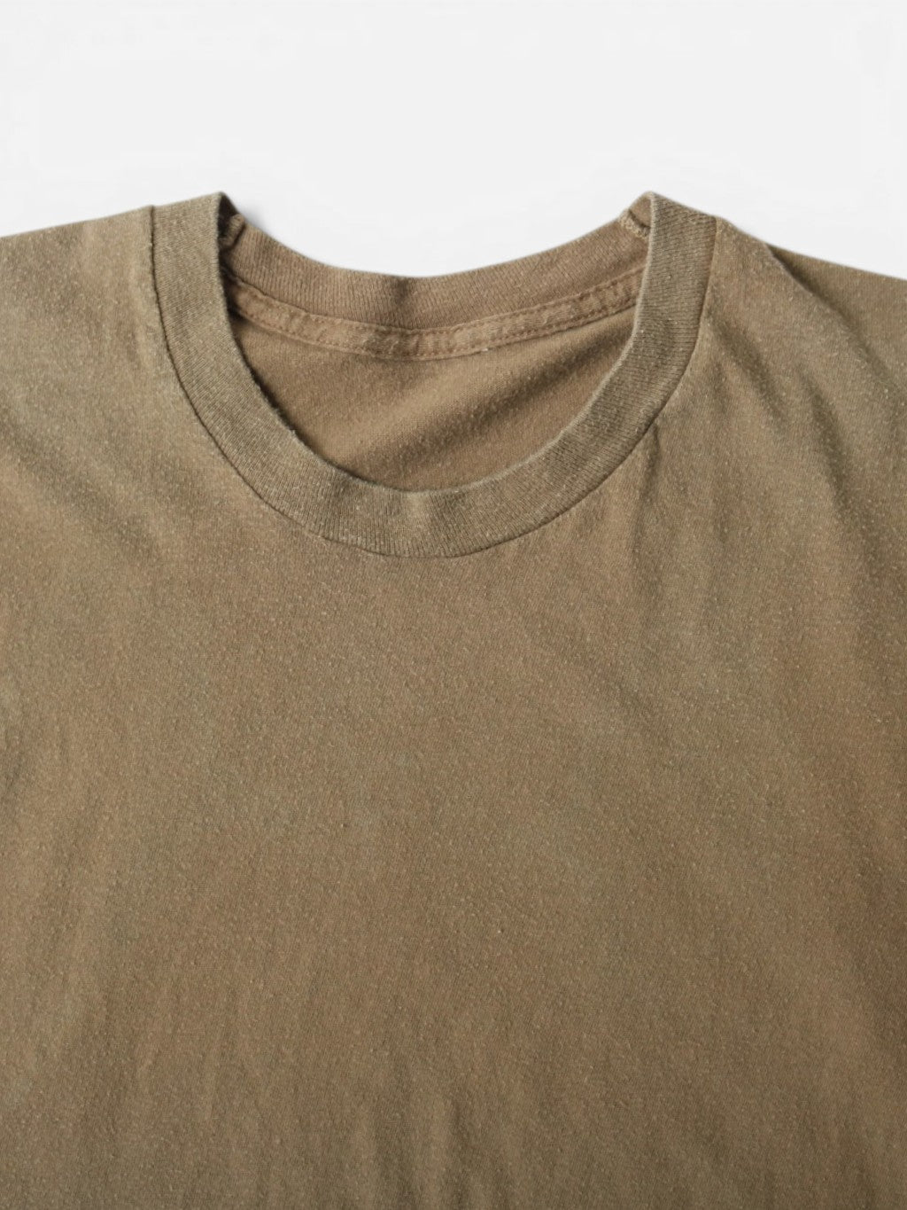 Khaki Single Stitch T-Shirt
