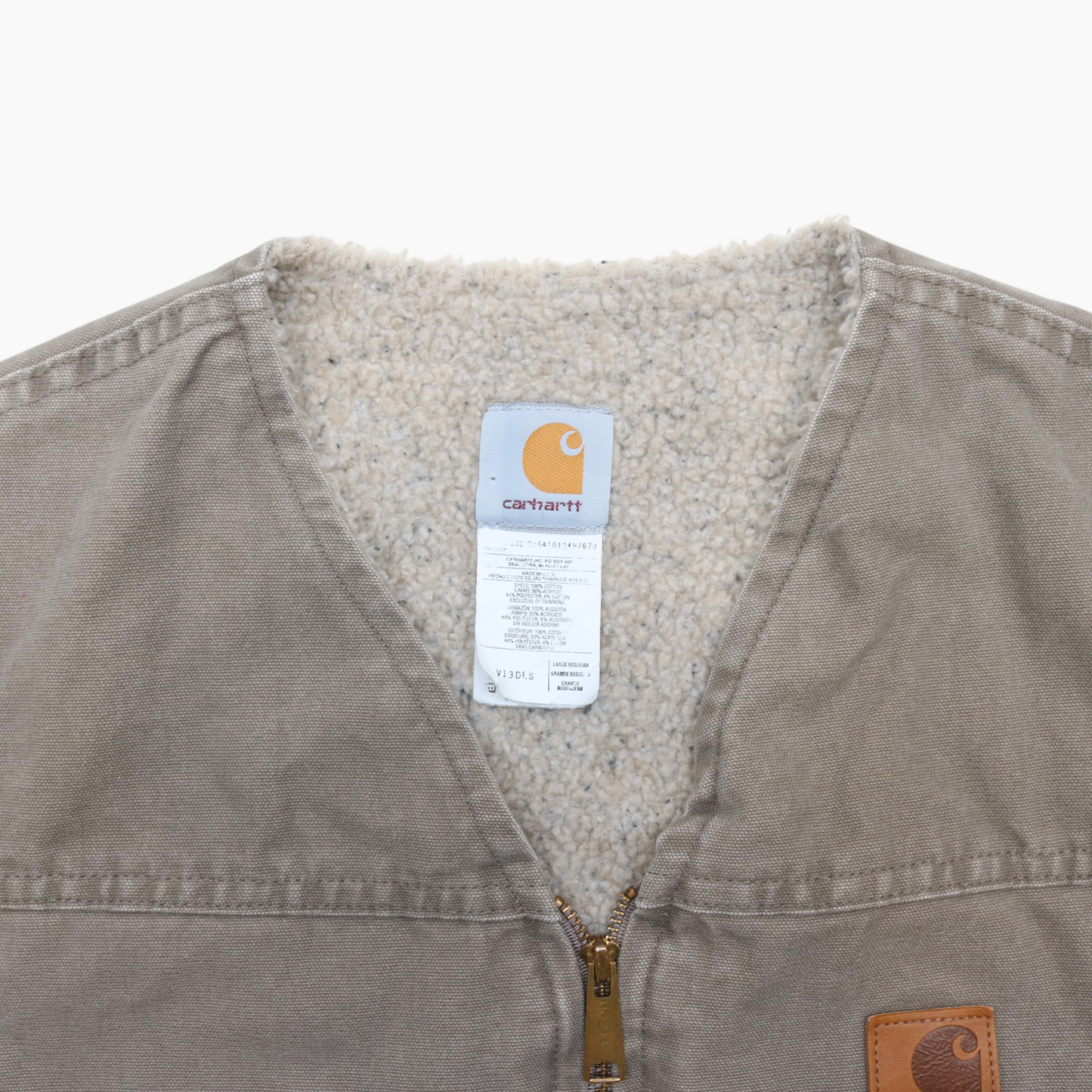 Lined Vest - Stone
