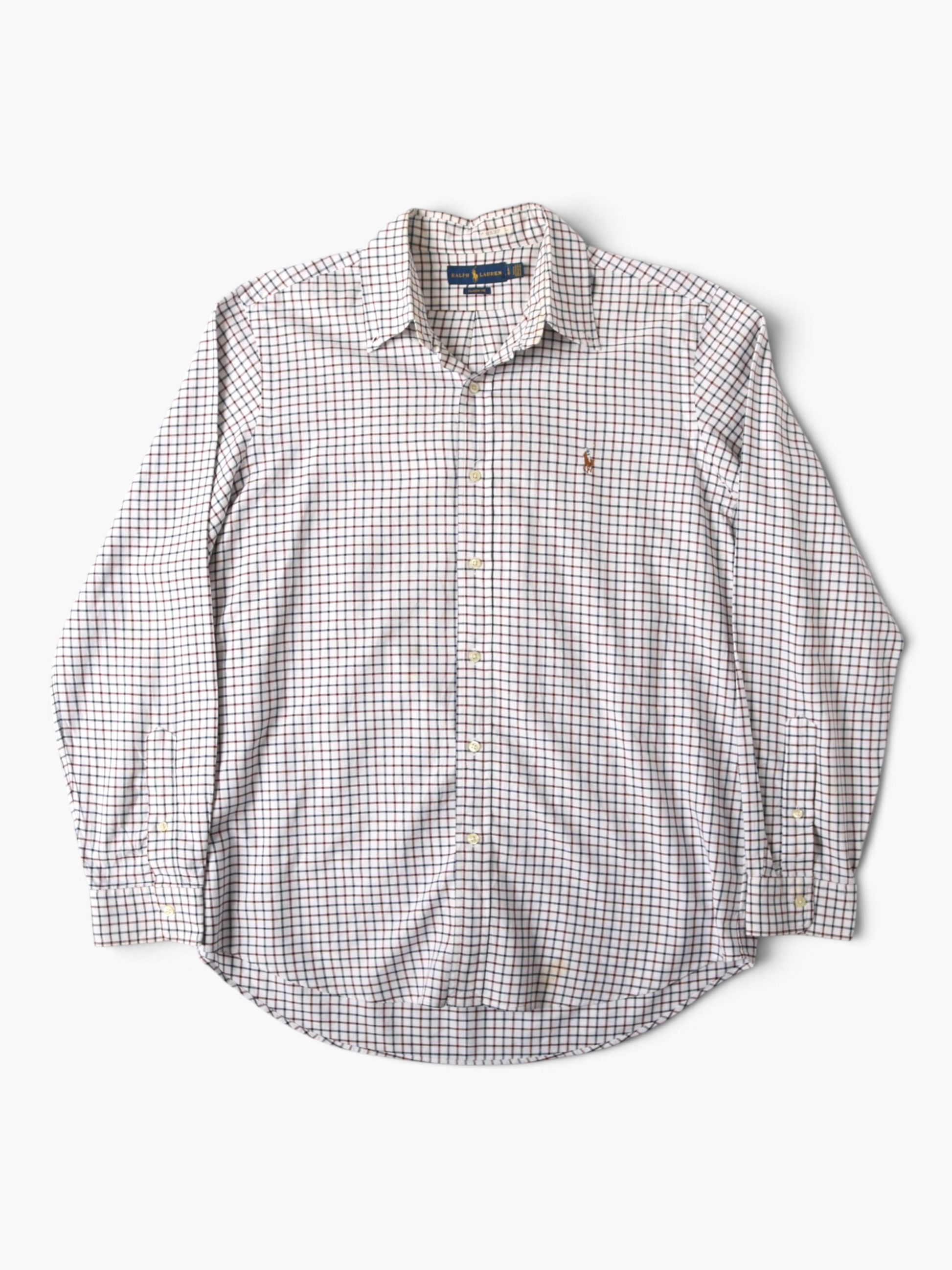 Vintage Shirt - White Check