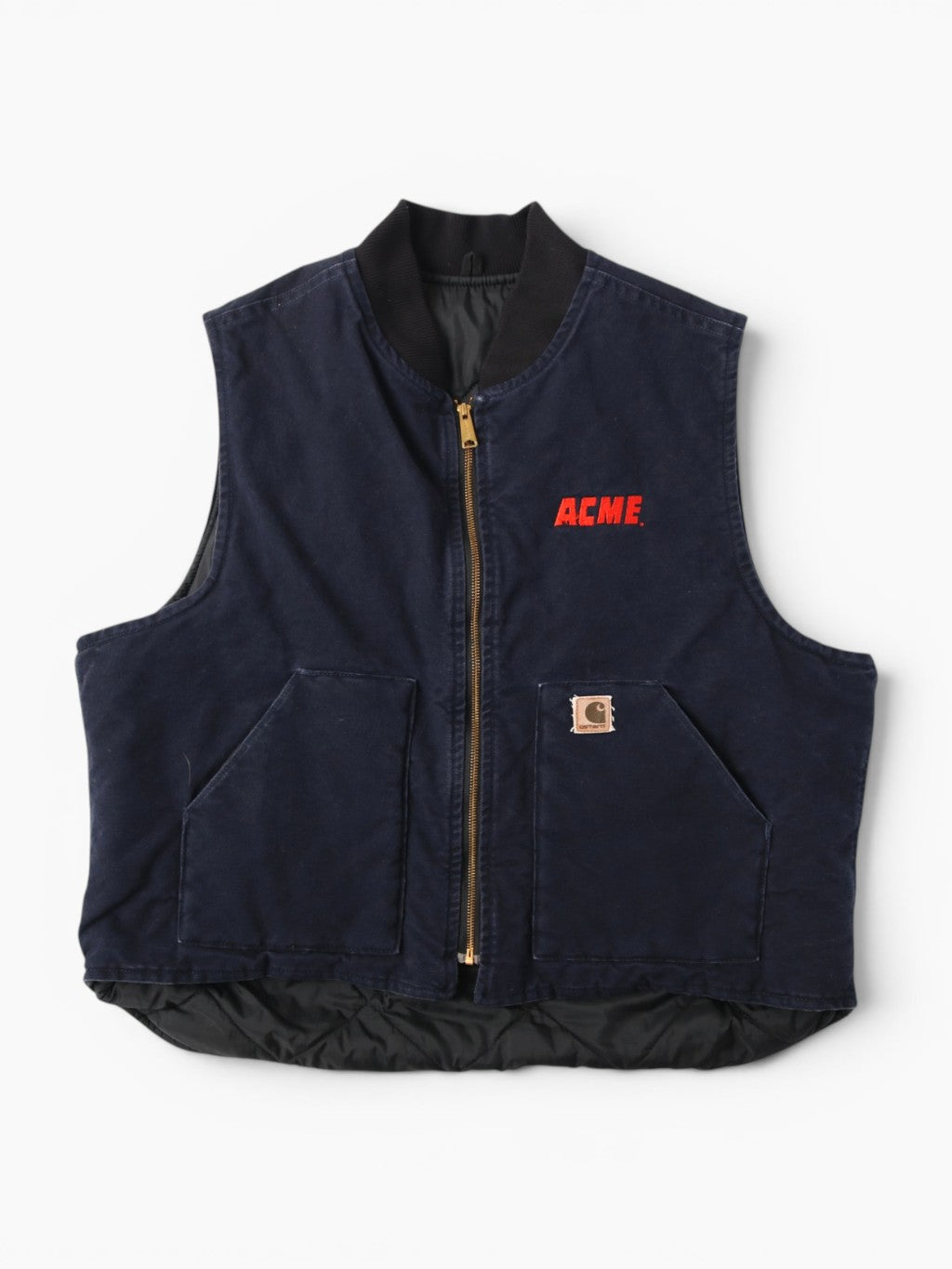 Lined Vest - Navy