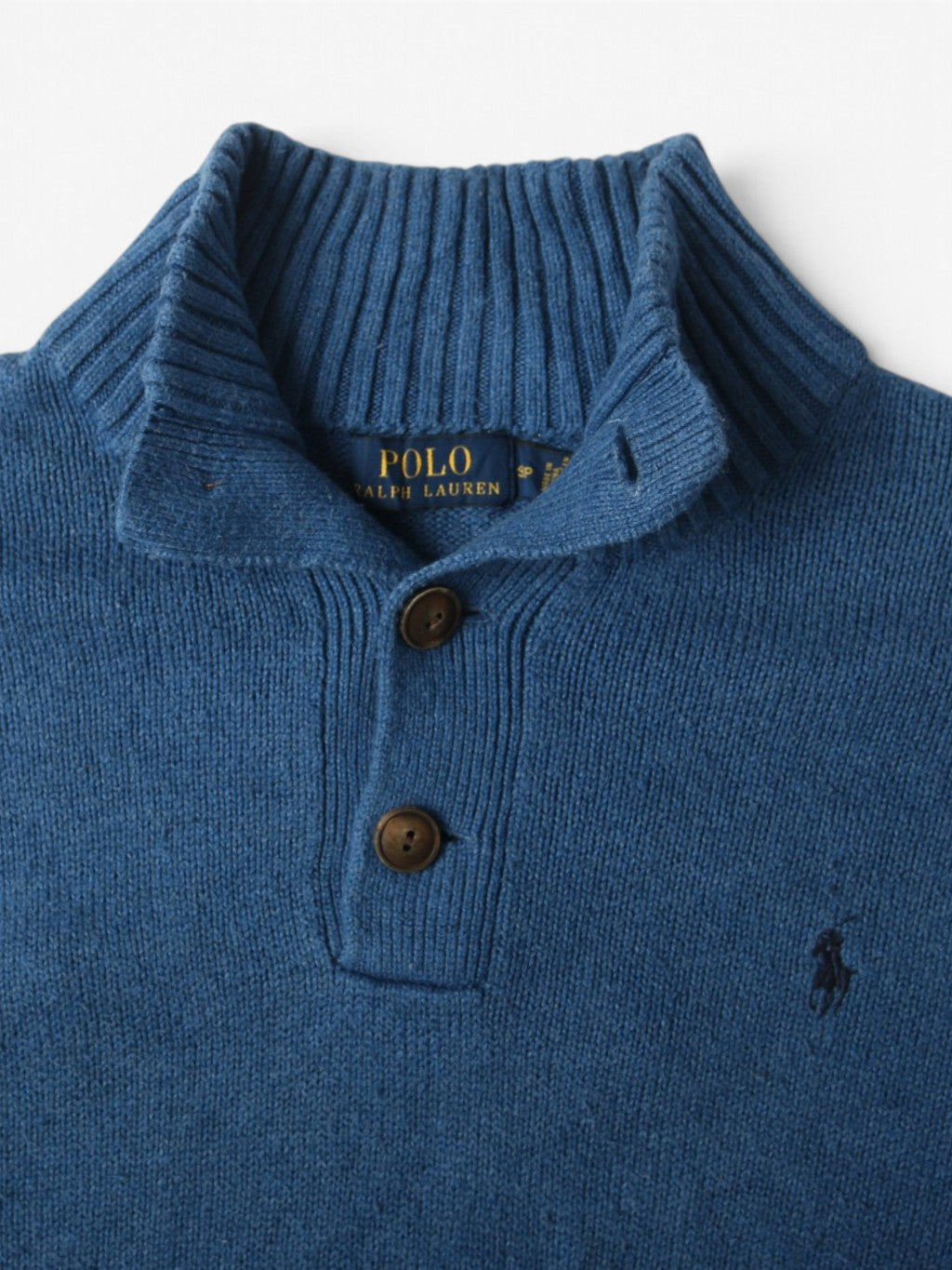 Mock Neck 3 Button Knit