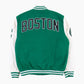 Vintage Varsity 'Boston Celtics' Bomber Jacket - Green