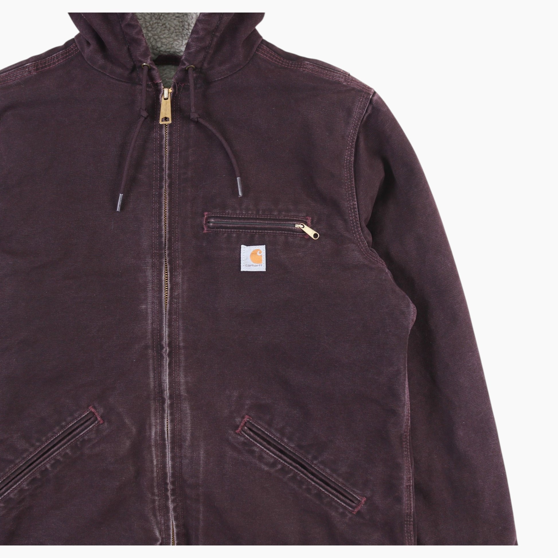 Hooded Active Jacket - Purple